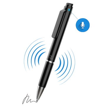 Reportofon spion integrat in pix, Q40, 8 GB, autonomie 10 ore, activare vocala, functie MP3, design elegant, inregistrare HD, portabil si discret