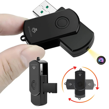 Stick cu camera spion, inregistrare video Full HD, functie foto, detectie miscare, design tip stick, rezolutie 1080P, memorie interna 16 GB