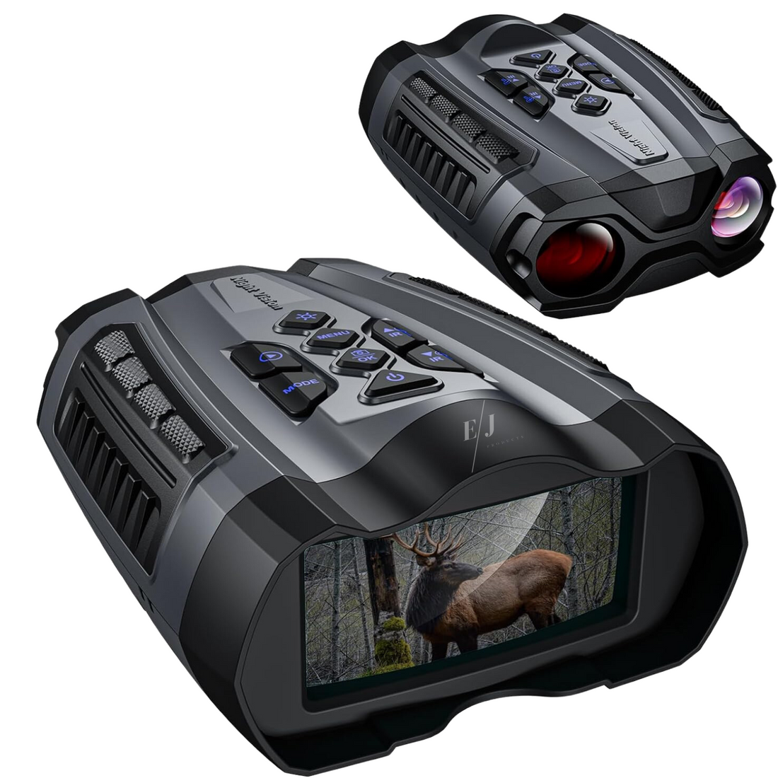 Binoclu digital night vision 4K, zoom optic reglabil, 10x, 32GB, 4000 mAh
