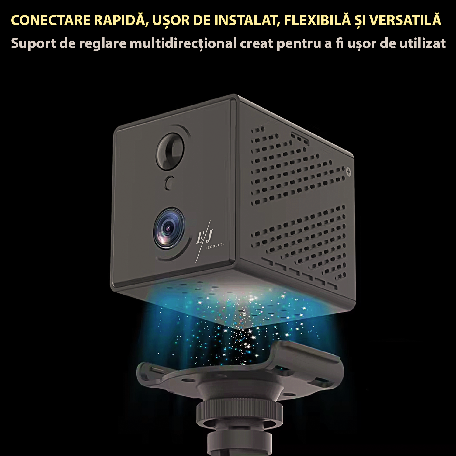 Camera video 4G, CB75, 3 MP, unghi 135°, autonomie 24 ore, Full HD, raza actiune 10m