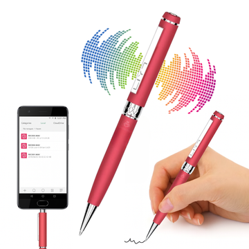 Pix cu reportofon spion integrat, D3191, 32GB memorie interna, autonomie 10 ore, raza inregistrare 15m, microfon 360°, compatibil smartphone Type-C/Lightning, functie MP3 player, design elegant si discret