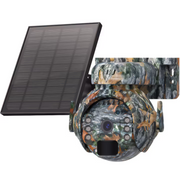 Camera de supraveghere, WiFi, 3MP, rotire 355°, inclinare 90°, alimentare solara, video, audio bidirectional, vizionare nocturna, detectarea miscarii, camuflaj