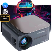 Videoproiector 3D, Full HD 1080p (suport semnal 4K), M8, Proiectinno, 16 GB, Android 9.0, Bluetooth 5.0, WiFi 2.4G/5G, audio Dolby, corectie trapezoidala, 400 ANSI, portabil, negru
