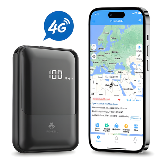 Tracker GPS P6, 4G, magnet puternic, baterie 8000 mAh, alerte multiple, gard electronic si pozitionare multipla GPS + WiFi + LBS + BD, redare parcurs