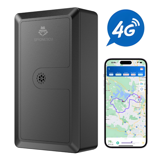 Tracker GPS 4G, Q11, magnet puternic, pozitionare multipla GPS+WiFi+BDS+LBS, alerte multiple, gard electronic, baterie 4800 mAh, negru