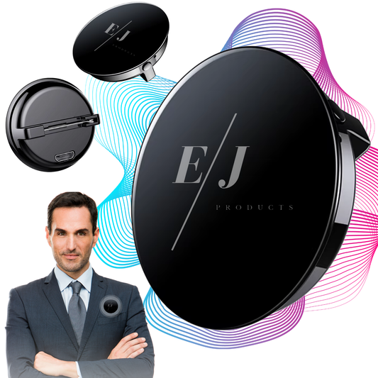 Reportofon spion tip insigna, Q3, memorie 16 GB, activare vocala, autonomie 15 ore, standby 30 zile, raza captare 5 metri, design compact si elegant