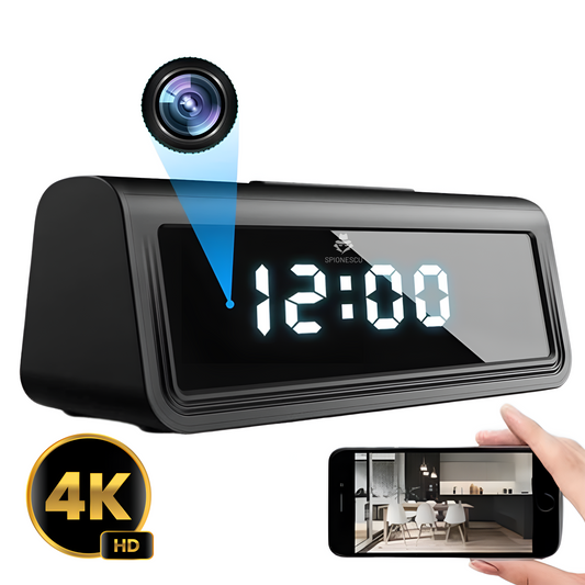 Ceas spion cu camera ascunsa 4K, A21, WIFI, vedere nocturna, detectarea miscarii, baterie 1200 mAh, autonomie 4 ore, unghi de 166°