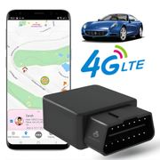 Mini GPS 4G cu interfata OBD, D9,  control de la distanta, baterie 50 mAh, localizare in timp real, alerte anti-furt, compatibil OBD-II, negru