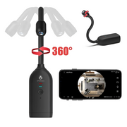 RESIGILAT - Camera WI-FI flexibila 360°, QJ700, detectare umana, audio bidirectional, stocare in clo