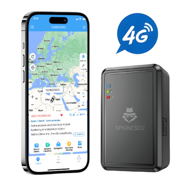 Tracker GPS P8, localizare 4G in timp real, baterie 1200 mAh, alerte miscare, pozitionare multipla GPS + WiFi + LBS + BD, fixare magnetica, aplicatie iOS/Android