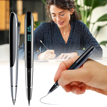 Pix digital cu microfon ascuns, Q9, activare vocala automata, MP3 player, afisaj OLED, autonomie 38 ore, compatibil Mac si Windows, MP3 player