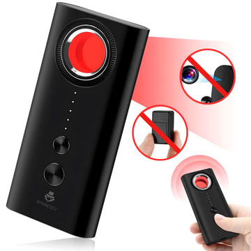 Detector aparate spionaj, T1, microfoane, GPS, distanta detectare 5-10 m,  baterie 300 mAh,  autonomie 25 ore