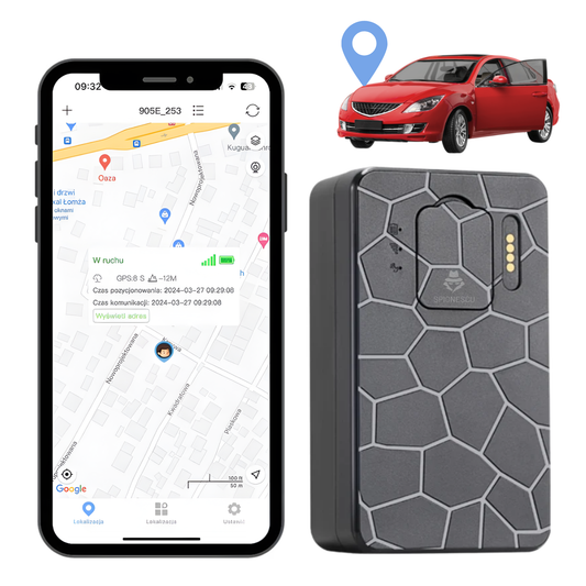 Mini Tracker auto GPS 4G, G50, baterie 10 000 mAh, magnet puternic, rezistent la apa IP67, monitorizare in timp real, aplicatie dedicata, redare traseu, localizare GSM/GPS/GPRS/LBS/AGPS