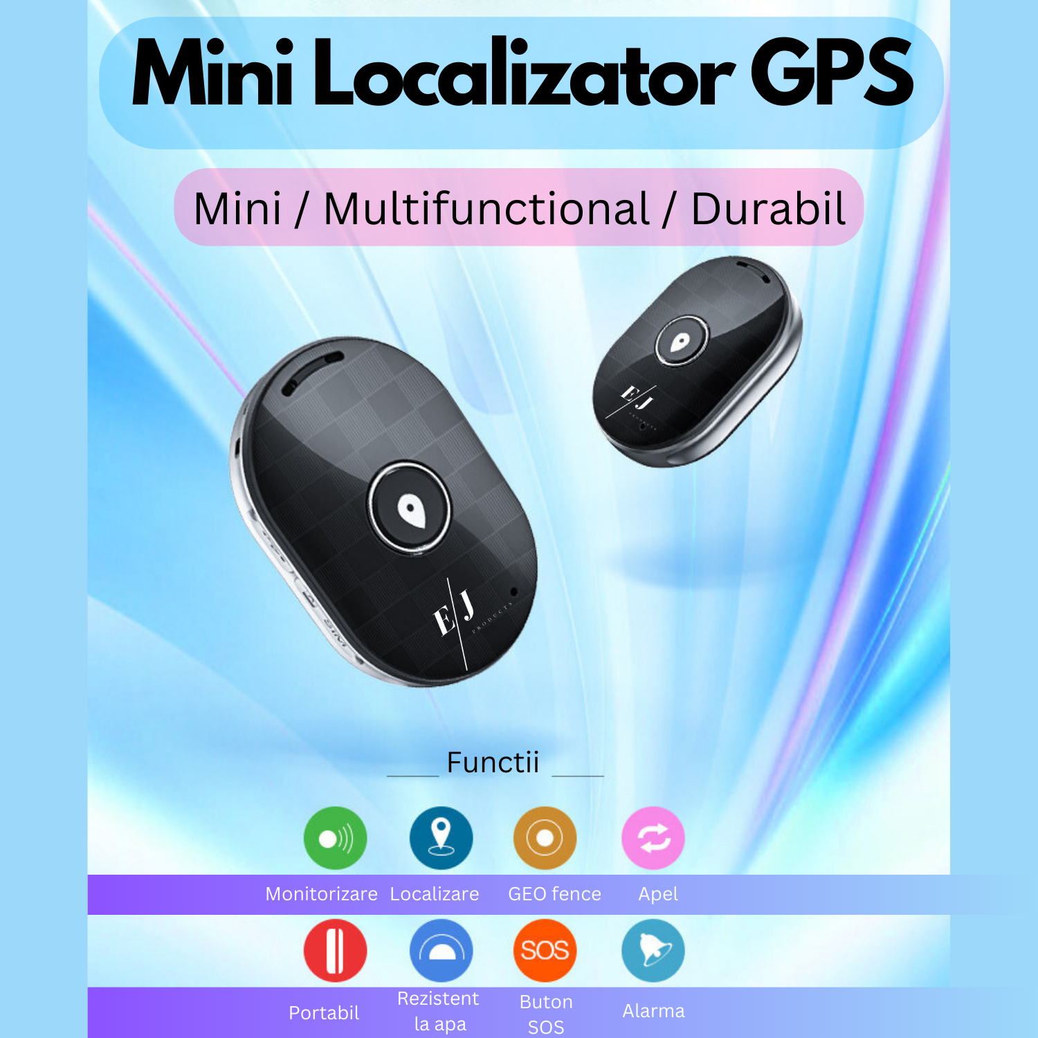 Mini GPS cu functie de localizare si monitorizare rezistent la apa, Nano SIM - C001