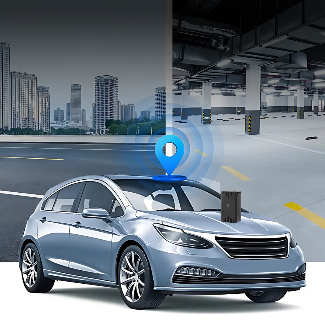 Tracker GPS 4G inteligent, localizare in timp real, alerta anti-pierdere, montaj auto, functie istoric traseu, baterie durabila de 5000 mAh, compatibil Android/iOS