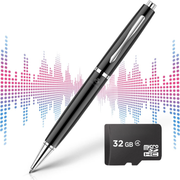 RESIGILIAT - Pix cu microfon ascuns, activare vocala, MP3 Player, negru