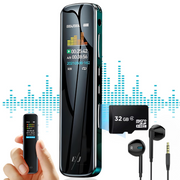 Reportofon profesional digital M12, activare vocala automata, reducere inteligenta a zgomotului, microfon 3D, inregistrare la distanta, format MP3/WAV, protectie prin parola, autonomie standby 90 zile, incarcare rapida 2 ore, negru