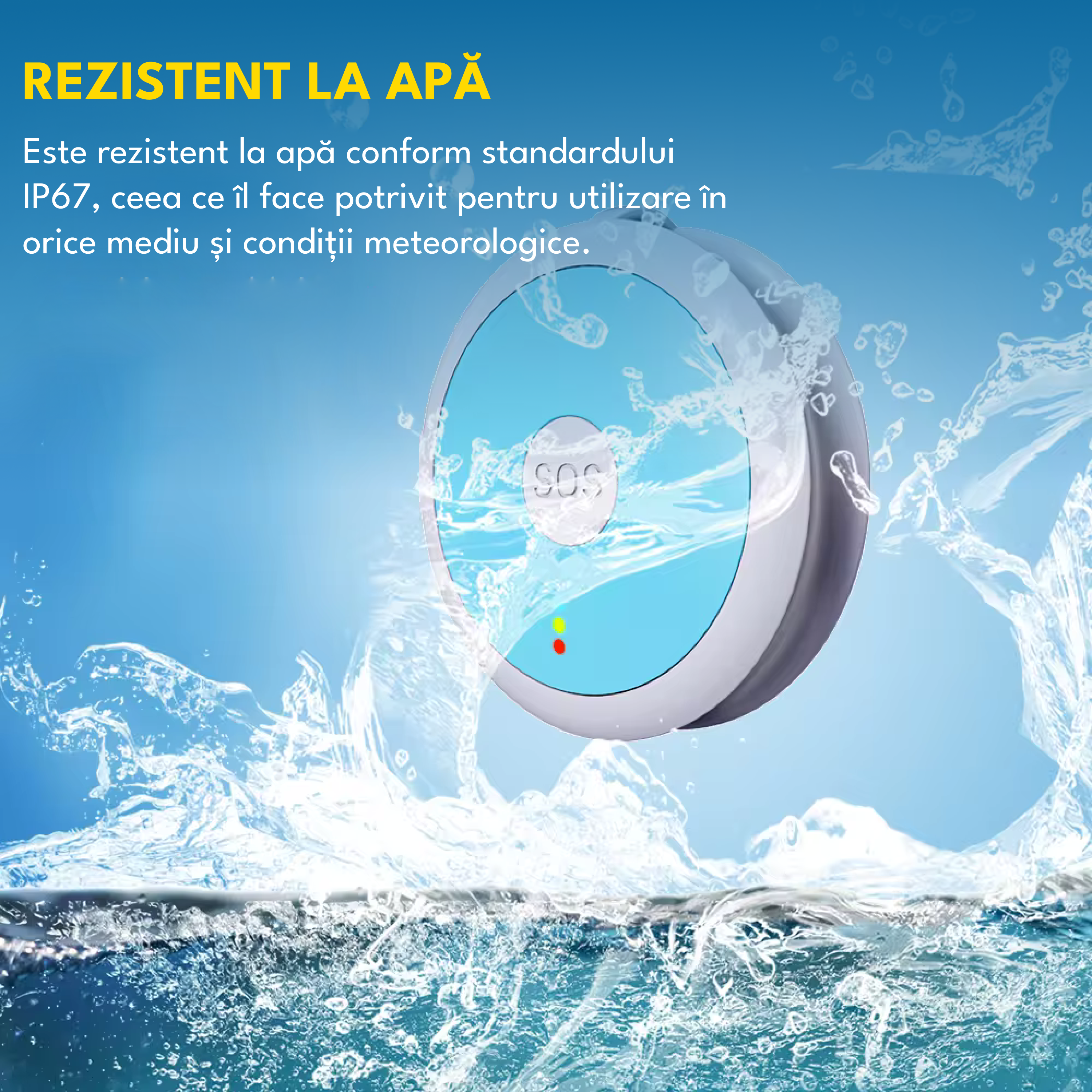 Dispozitiv de monitorizare si localizare in timp real, G53, pentru copii si batrani, 4G,  baterie 750mAh, buton SOS, incarcare magnetica, redare istoric, perimetru de siguranta, rezistent la apa IP67