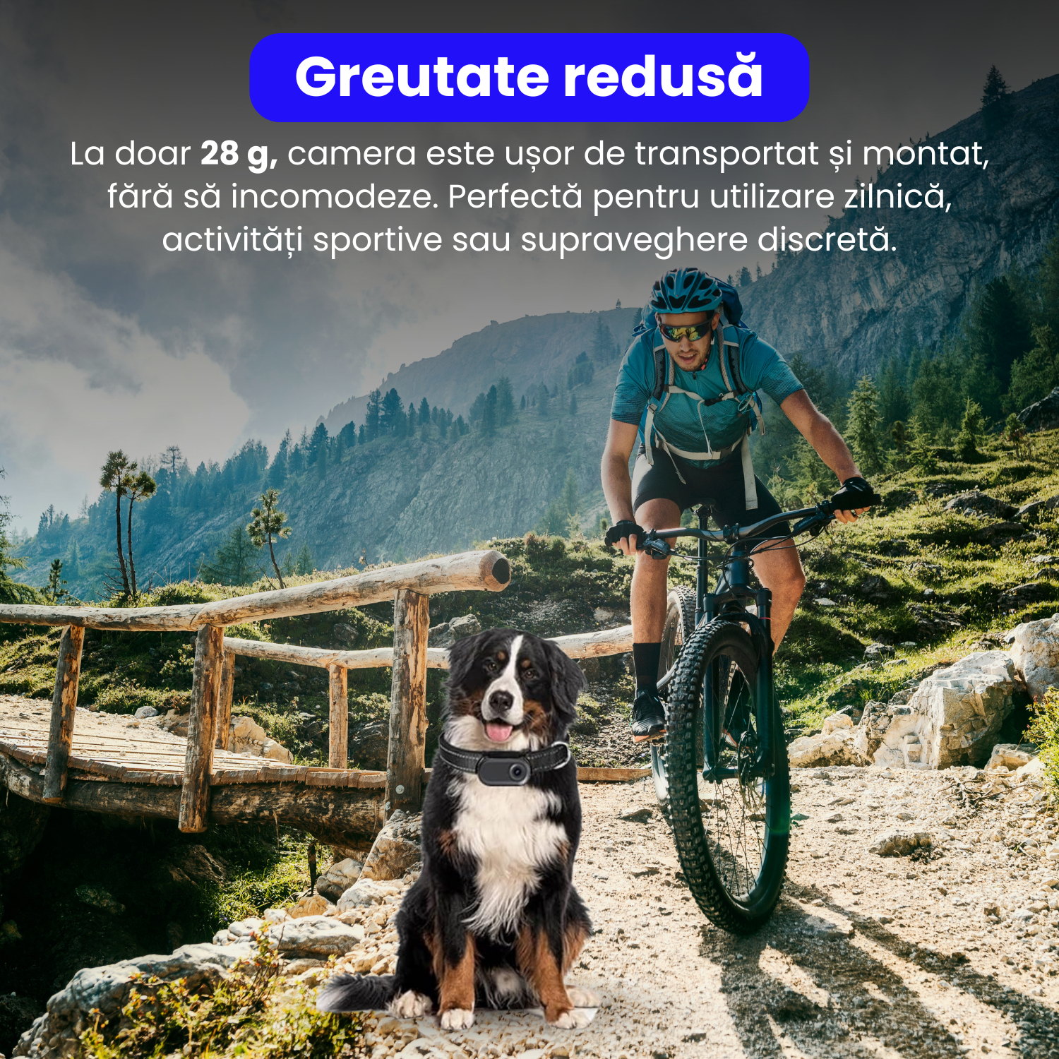 Mini camera video corporala 1080P cu viziune nocturna, body cam, clip rotativ 180°, montare magnetic