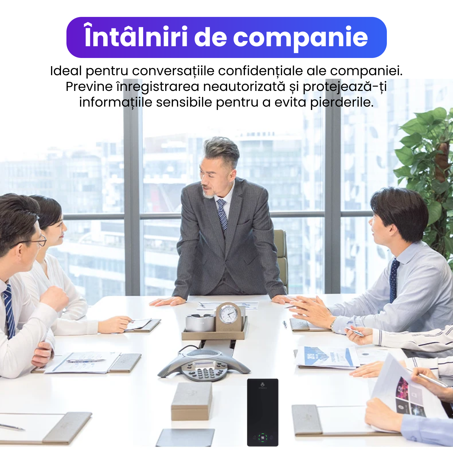 RESIGILAT - Dispozitiv anti-inregistrare, F10, tehnologie ultrasunete avansata, distorsionare sunete