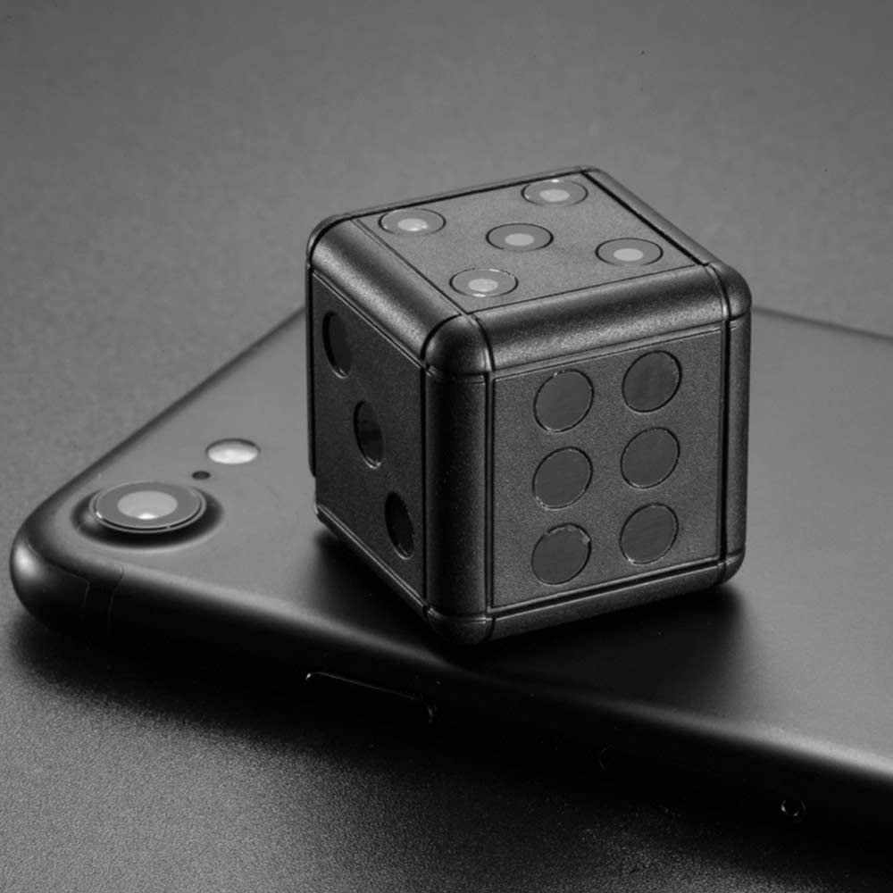 Zar cu camera ascunsa si microfon, Full HD, night vision, negru - SQ16