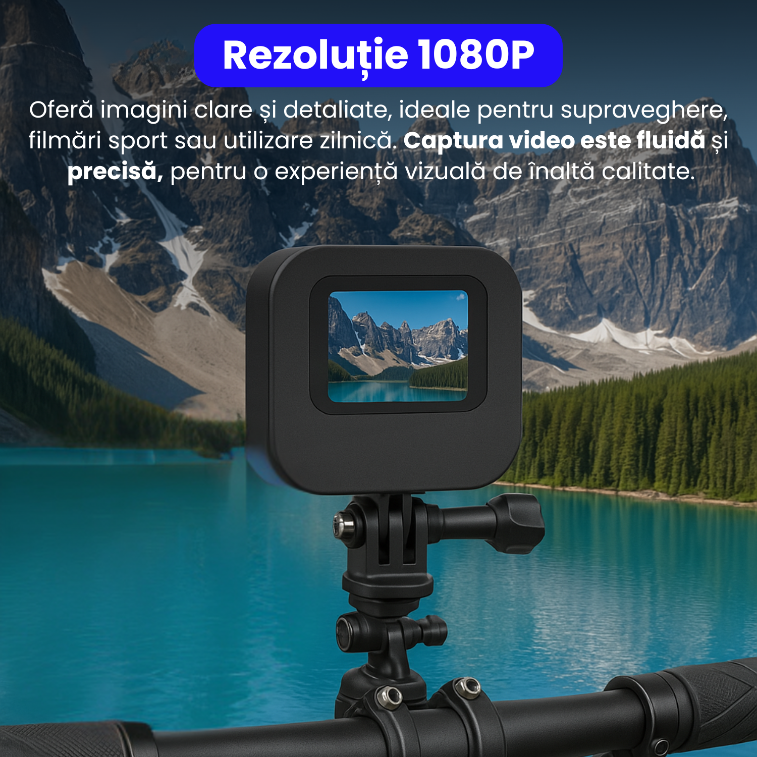 Mini camera video corporala 1080P cu viziune nocturna, body cam, clip rotativ 180°, montare magnetic