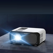 Videoproiector E500, rezolutie HD 1280x720 (suport semnal 4K), WiFi, 150 ANSI Lumeni, lampa LED 30.000 ore, corectie Keystone, difuzor 5W, Bluetooth 5.0, alb