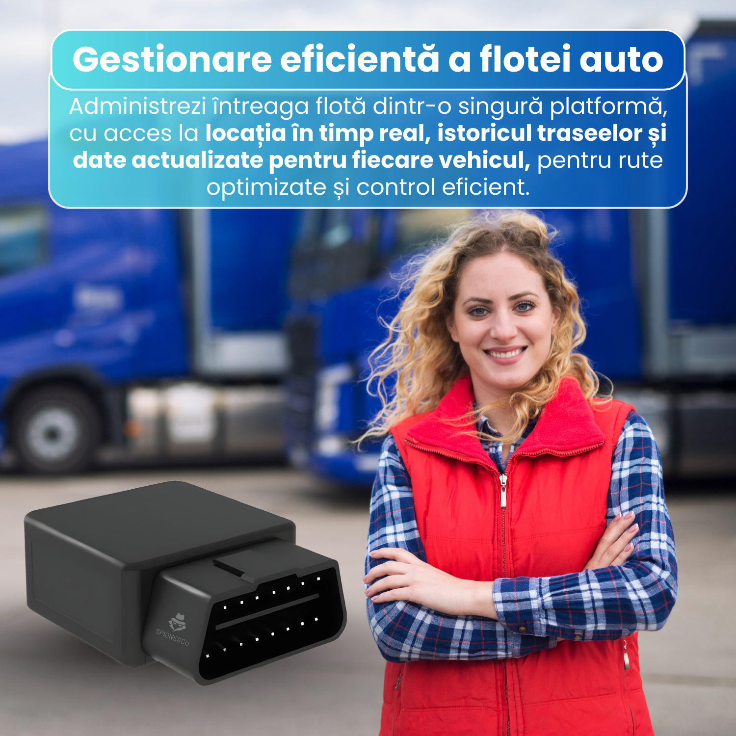 Mini GPS 4G cu interfata OBD, D9,  control de la distanta, baterie 50 mAh, localizare in timp real, alerte anti-furt, compatibil OBD-II, negru