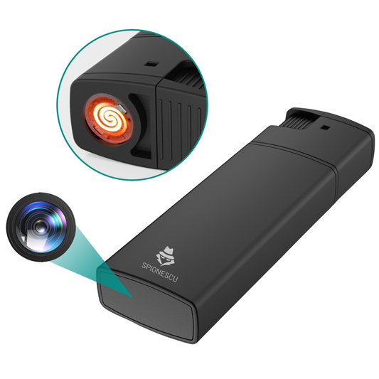 Bricheta cu camera ascunsa, functie reala de aprindere electrica, inregistrare video Full HD 1080p, detectare miscare, inregistrare in bucla