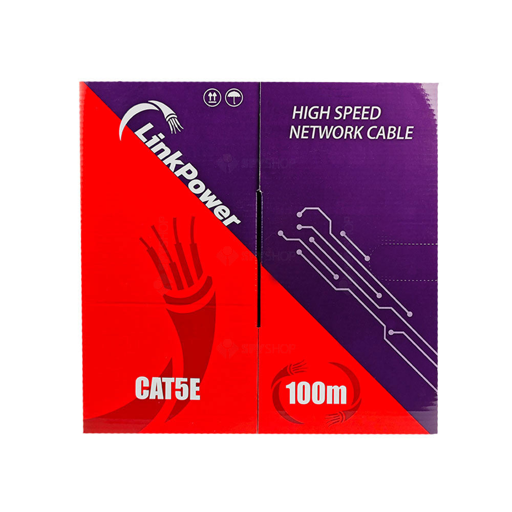 Cablu FTP CAT5E Cupru LinkPower LINK-FTP-100, pret/100 m, gri