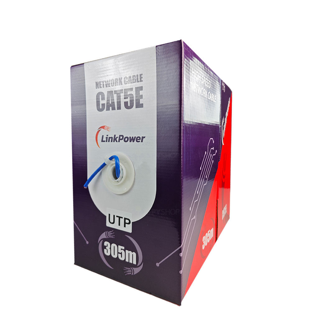 Cablu UTP CAT5E Cupru LinkPower LINK-UTP-305, pret/305 m