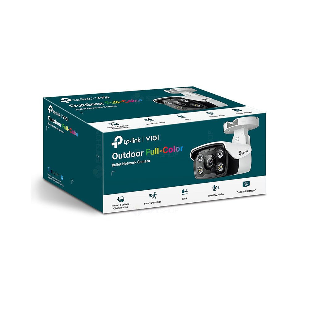 Camera de supraveghere exterior TP-Link Full Color VIGI C330(2.8mm), 3 MP, 2.8 mm, IR/Lumina alba 30 m, microfon