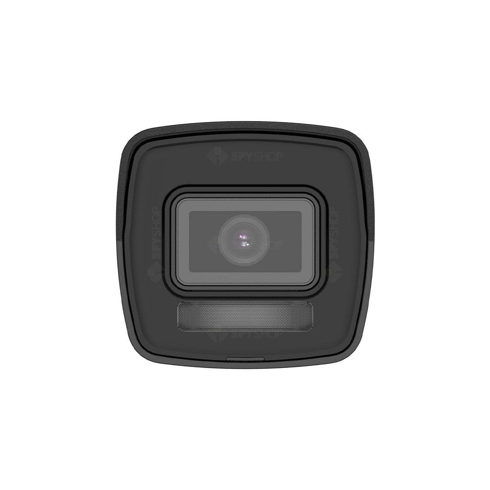 Camera supraveghere IP exterior cu iluminare duala Hikvision HiLook Smart Hybrid Light IPC-B140HA-LU, 4 MP, 2.8 mm, IR / lumina alba 30 m, microfon, detectie persoane/vehicule, PoE