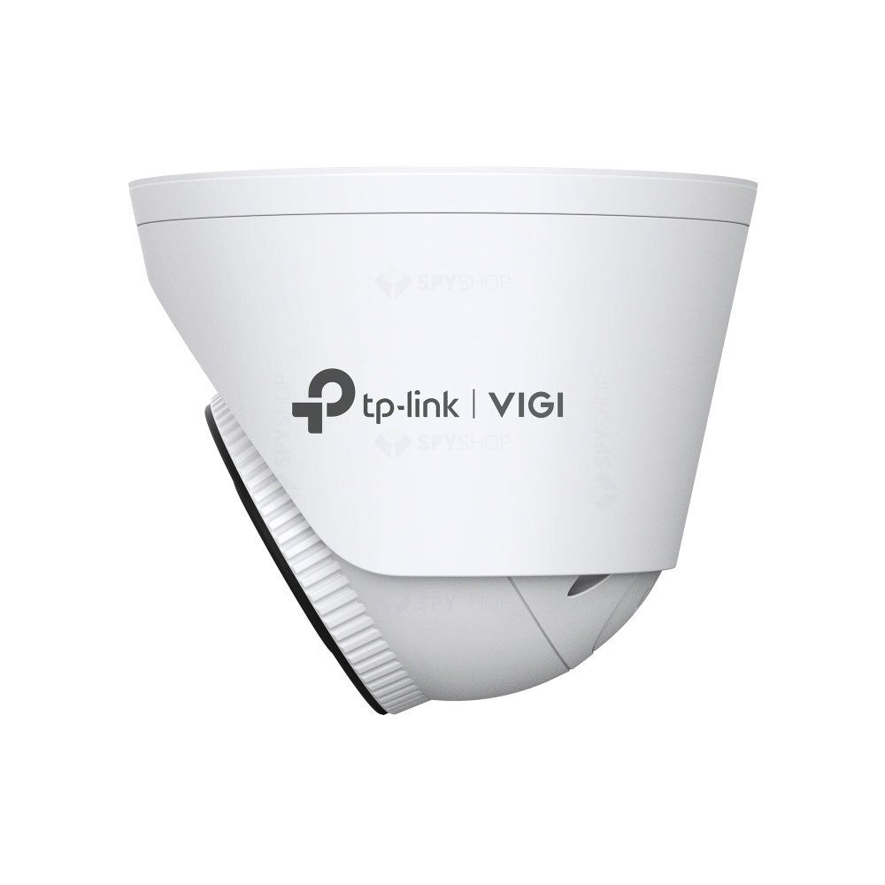 Camera supraveghere IP Dome TP-LINK Full Color VIGI C445, 4MP, 2.8 mm, IR/lumina alba 30 m, microfon, detectie si clasificare om/vehicul, slot card, vizualizare de pe telefon, PoE