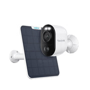 Camera supraveghere wireless cu panou solar Reolink Argus 3E B310, 3 MP, 4 mm, IR / lumina alba 10 m, WiFi, detectie persoane / vehicule / animale, acumulator 6000mAh, microfon, difuzor