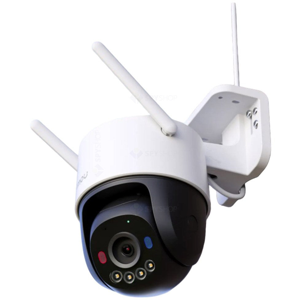 Camera supraveghere wireless IP WiFi 6 PT Imou Cruiser SC Active Deterrence IPC-K7FP-8V0N, 8 MP, 3.6 mm, IR 30 m, microfon si difuzor, slot card, night vision color, auto-tracking, detectie miscare, alarma, PoE