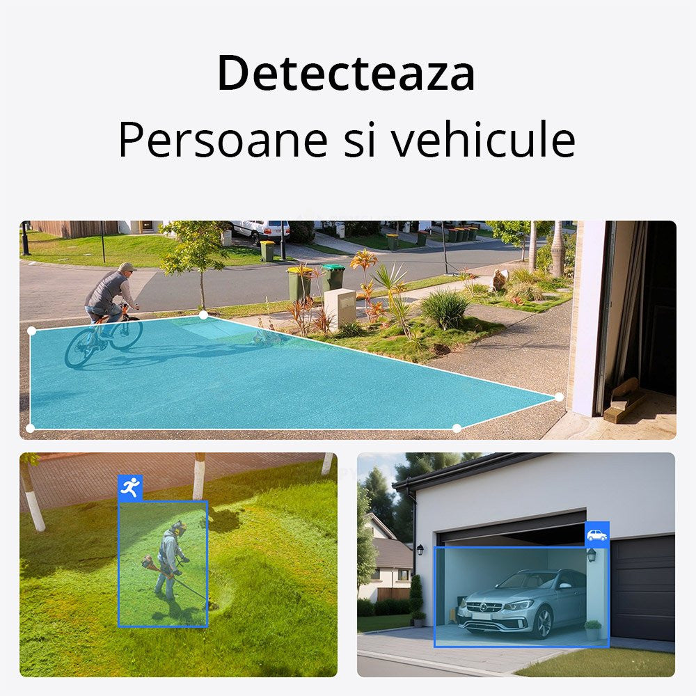 Camera supraveghere IP exterior Reolink Duo 2 WiFi W730, 8MP, unghi vizual 180 grade, slot card, lumina alba/IR 30 m, detectie oameni/vehicule, microfon, difuzor