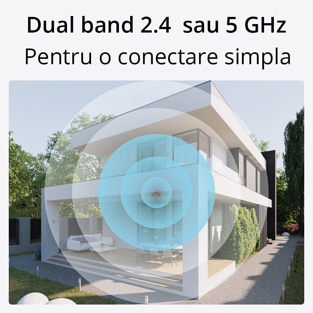 Camera supraveghere IP exterior Reolink Duo 2 WiFi W730, 8MP, unghi vizual 180 grade, slot card, lumina alba/IR 30 m, detectie oameni/vehicule, microfon, difuzor