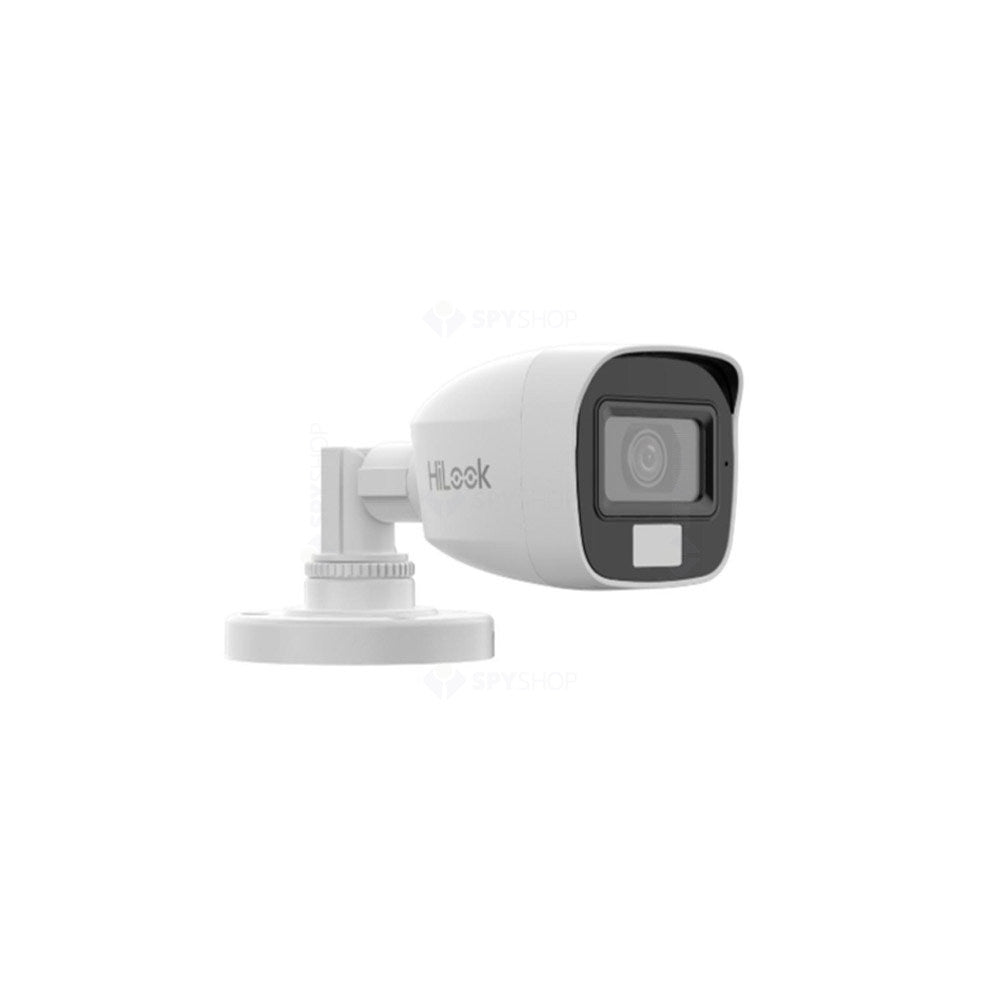 Camera supraveghere cu iluminare duala Hikvision Hilook THC-B157-LMS(2.8MM), 5 MP, 2.8 mm, IR/Lumina alba 20 m, microfon