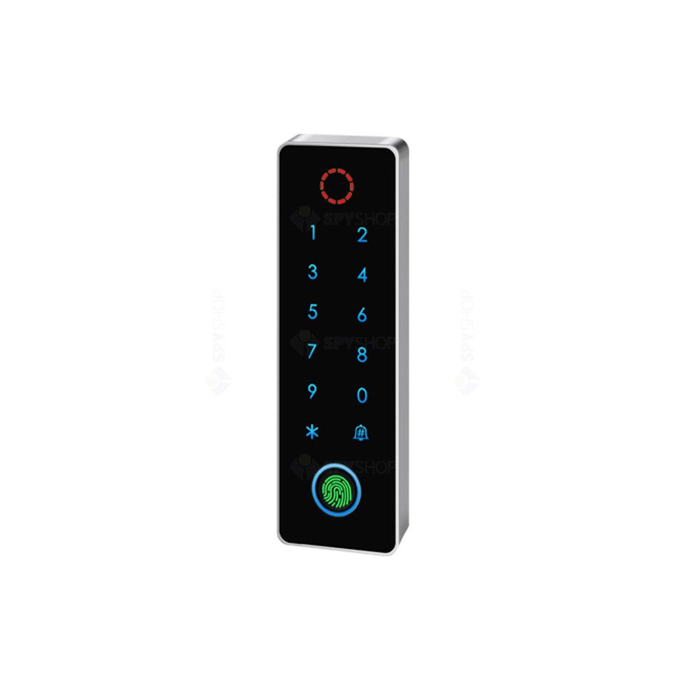 Cititor biometric cu tastatura Secukey CF4, Em, 125 KHz, PIN, card, amprenta, 10500 utilizatori