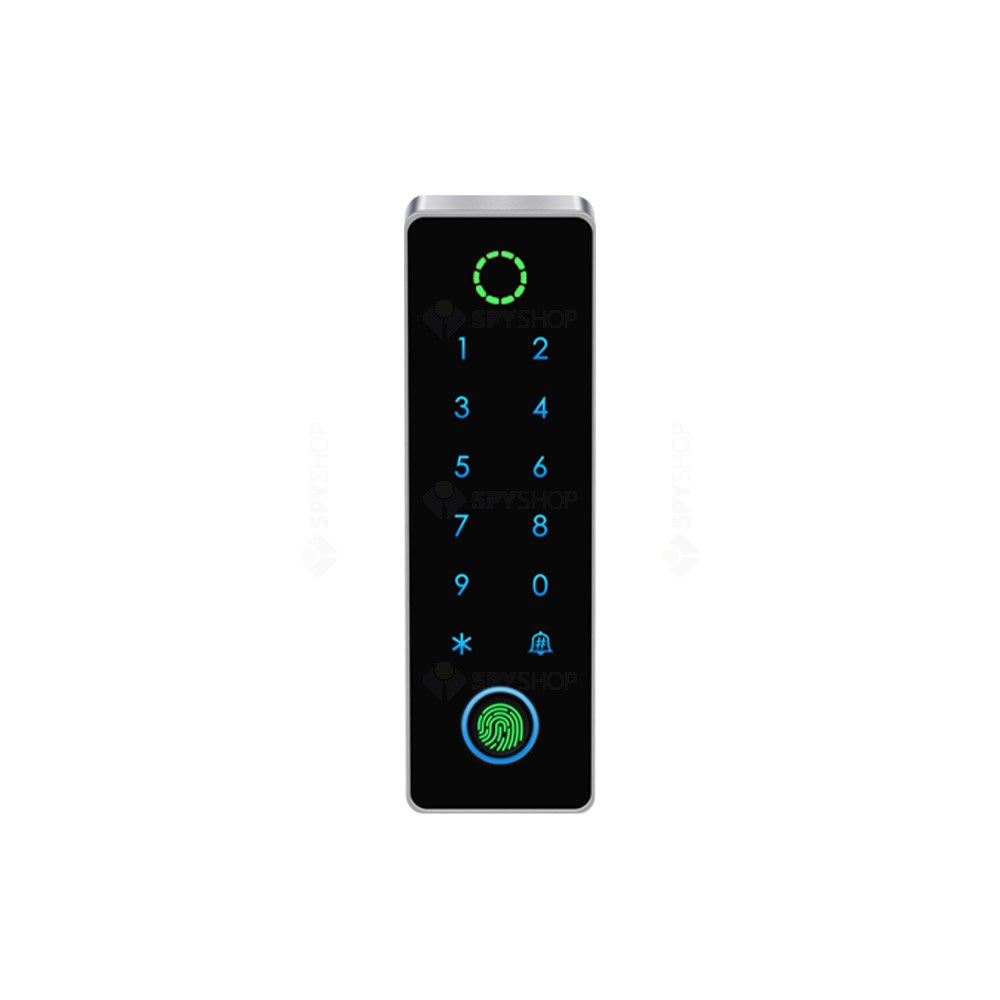 Cititor biometric cu tastatura Secukey CF4, Em, 125 KHz, PIN, card, amprenta, 10500 utilizatori