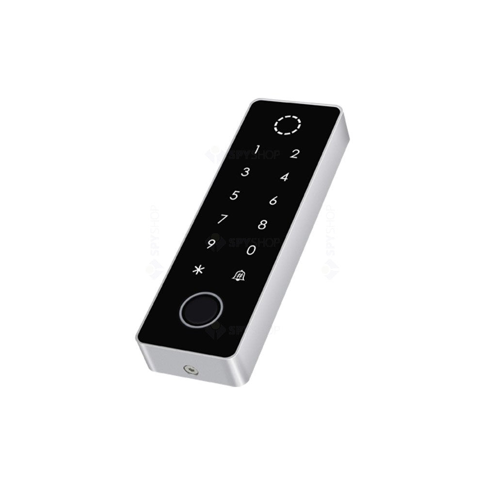 Cititor biometric cu tastatura Secukey CF4, Em, 125 KHz, PIN, card, amprenta, 10500 utilizatori