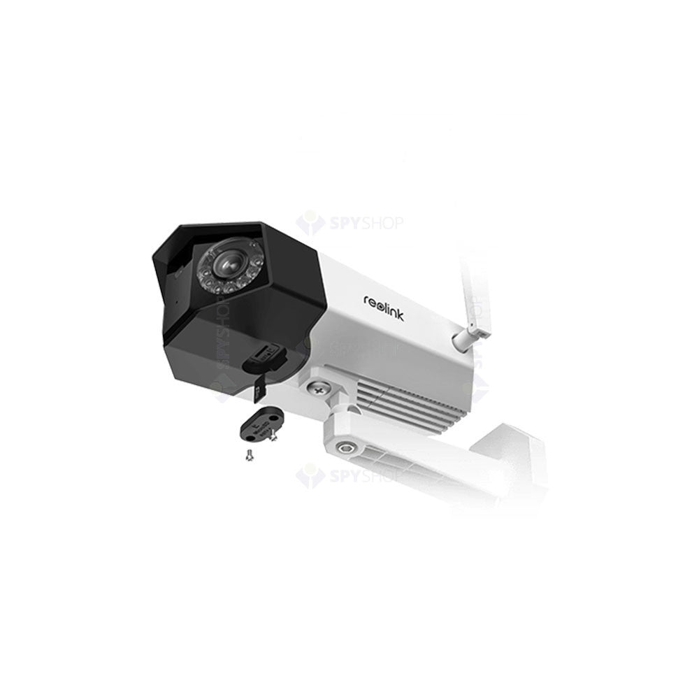 Camera supraveghere IP exterior Reolink Duo 2 WiFi W730, 8MP, unghi vizual 180 grade, slot card, lumina alba/IR 30 m, detectie oameni/vehicule, microfon, difuzor