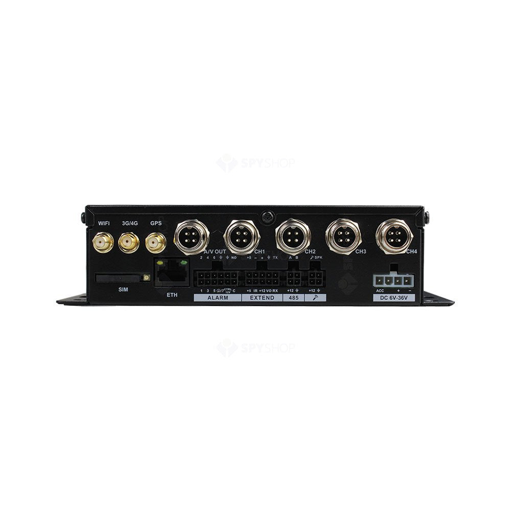 DVR auto Dahua MXVR1004-GFWI, 4 canale, GPS, GSM 4G, WiFi, slot card