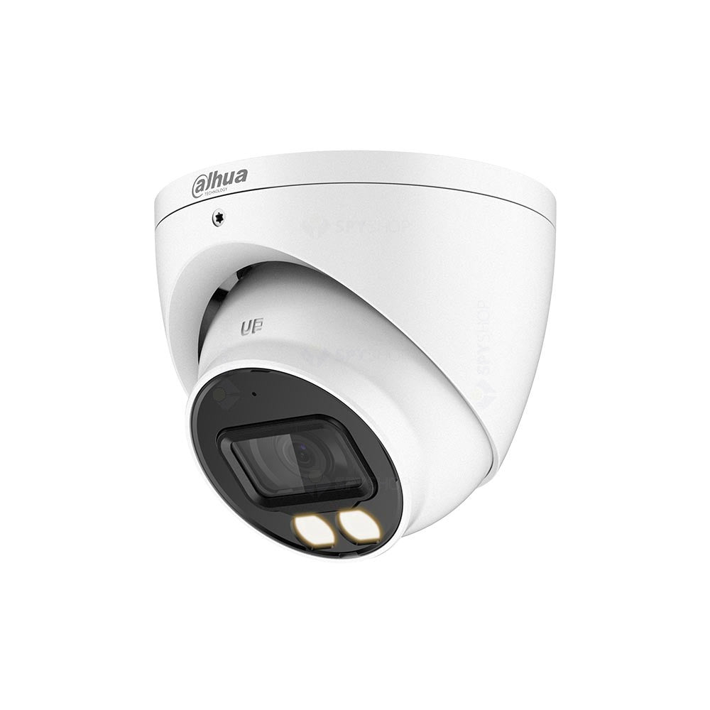 Camera supraveghere Dome Dahua Full Color HAC-HDW1809T-A-LED-0280B, 8 MP, lumina alba 40 m, 2.8 mm, microfon