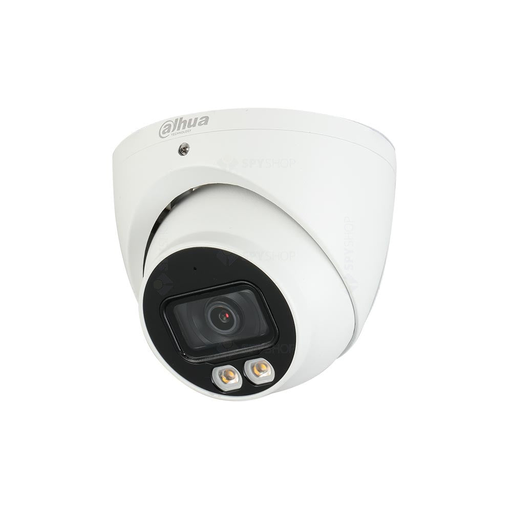Camera supraveghere Dome Dahua Full Color HAC-HDW1809T-A-LED-0280B, 8 MP, lumina alba 40 m, 2.8 mm, microfon