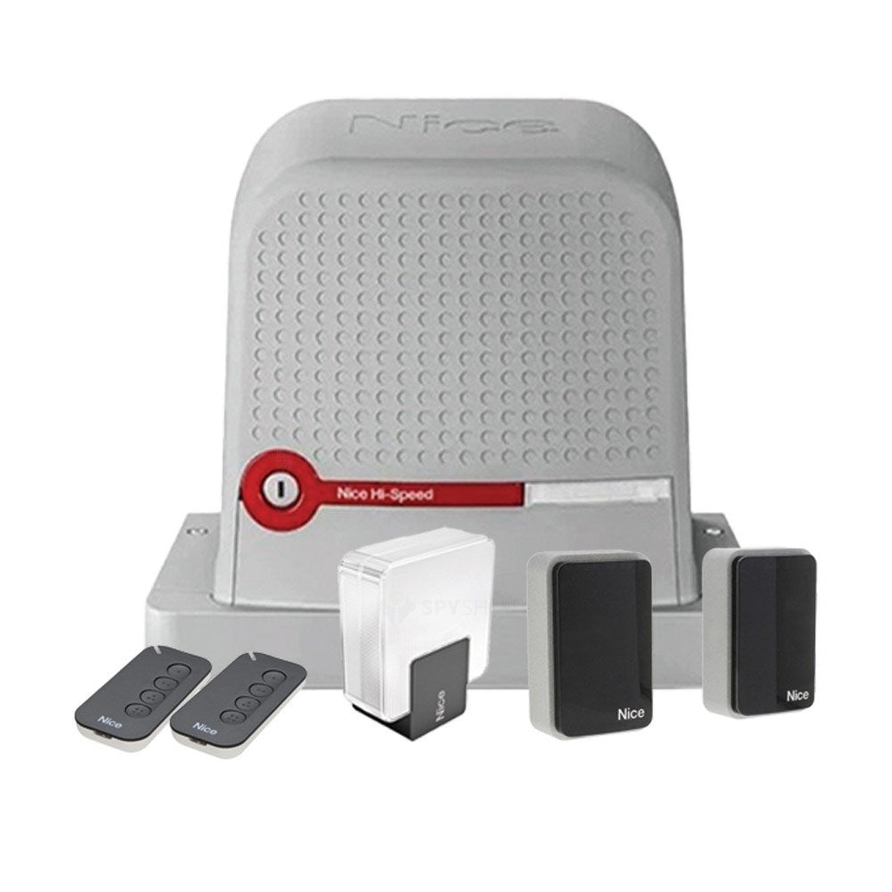 Kit automatizare poarta culisanta Nice Robus RBS600HSBDKCE, 600 Kg, 8 m, WiFi, BlueBus, 230 V