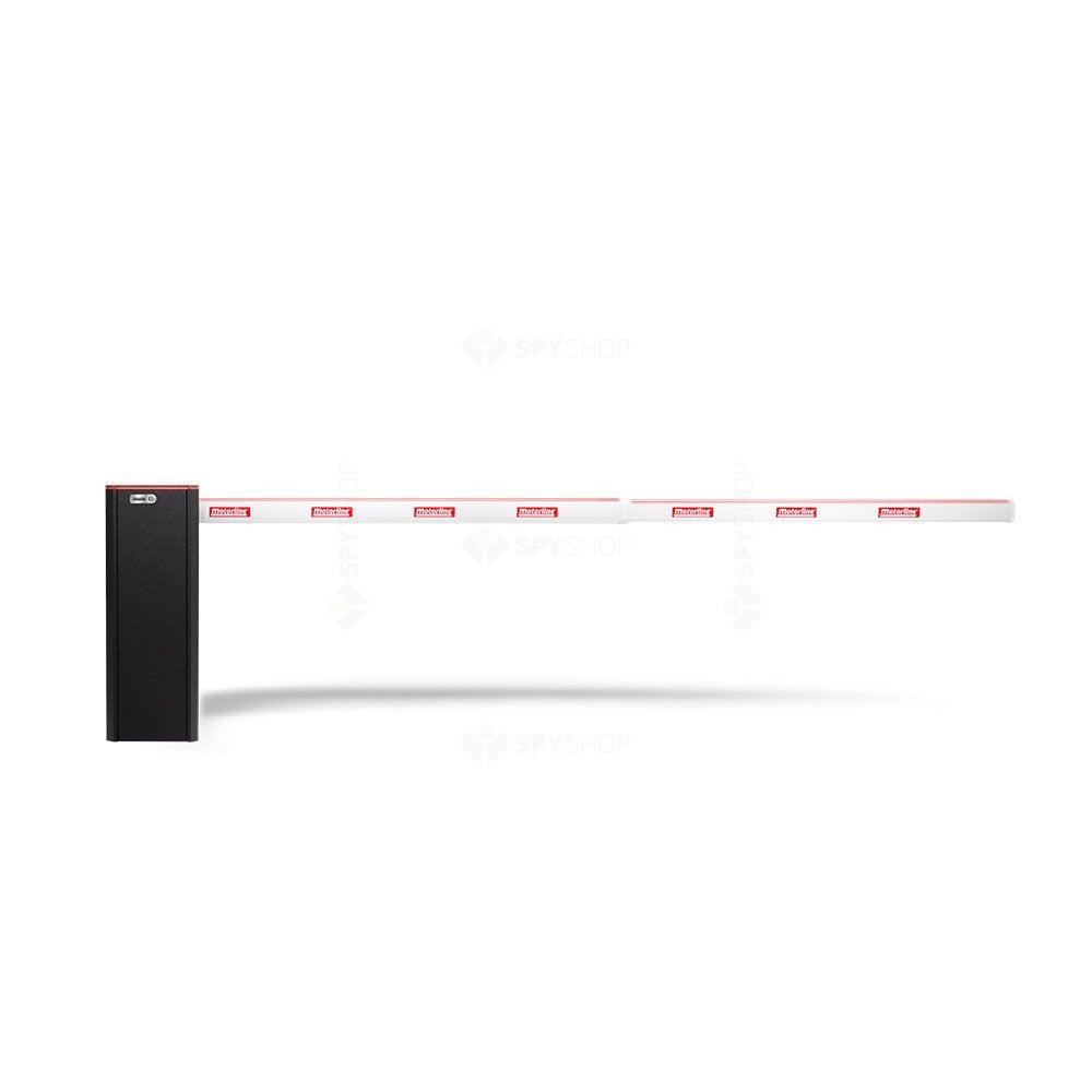 Kit bariera de acces auto cu brat telescopic fara LED Motorline KIT TURBO 6 + ZUM75HTSL-6, 6 m, 24V, utilizare intensiva