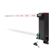 Kit bariera de acces auto cu brat telescopic fara LED Motorline KIT TURBO 6 + ZUM75HTSL-6, 6 m, 24V, utilizare intensiva