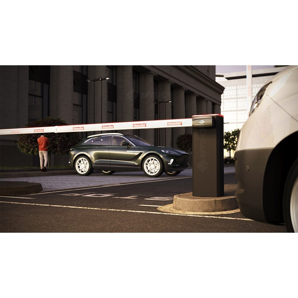 Kit bariera de acces auto cu brat telescopic fara LED Motorline KIT TURBO 6 + ZUM75HTSL-6, 6 m, 24V, utilizare intensiva